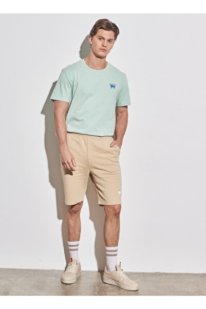 WRANGLER Bej Erkek T-shirt W231354614_sweat Şort