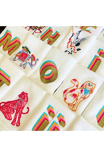 ge living Серія «Тварини» Біла рушник для рук з малюнком коня (1 шт.)