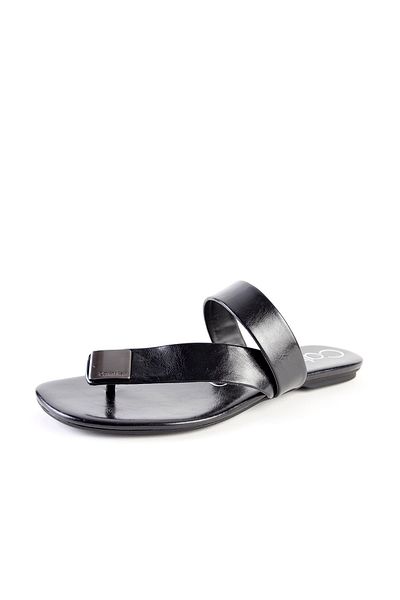 Calvin klein women's online saurin flat sandals
