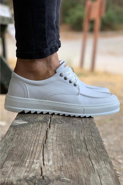 Knack White T12 Model Casual Shoes