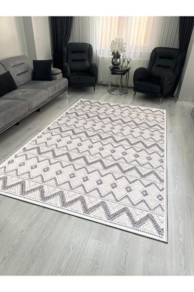 MİCOSA HALI Özel Tasarım Dijital Baskılı Kaymaz Taban Yıkanabilir Salon Halıs...