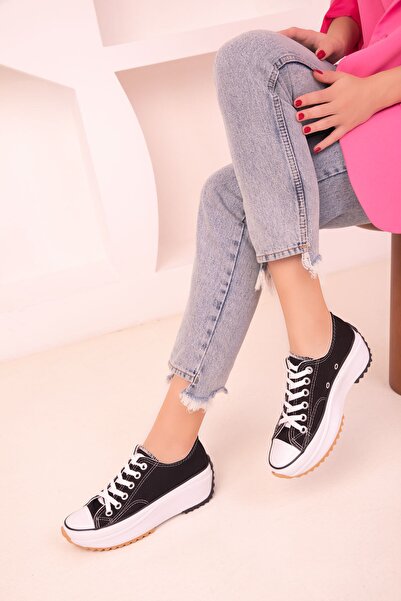 SOHO Women's Black Sneakers 18158