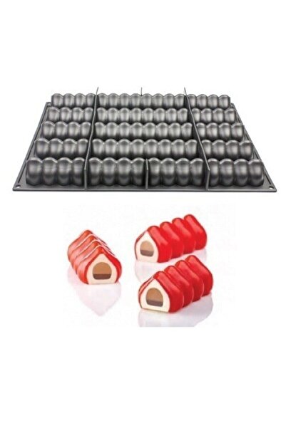 PASTRY PLANET Black Professional Cake Mold 40x30 cm