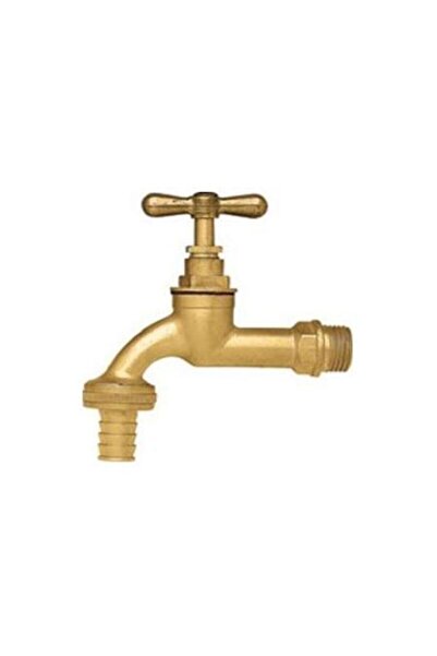 ACAR Sarı Bahçe Çeşmesi , Izmir Bahçe Musluğu 1/2 Rakorlu Sarı Musluk