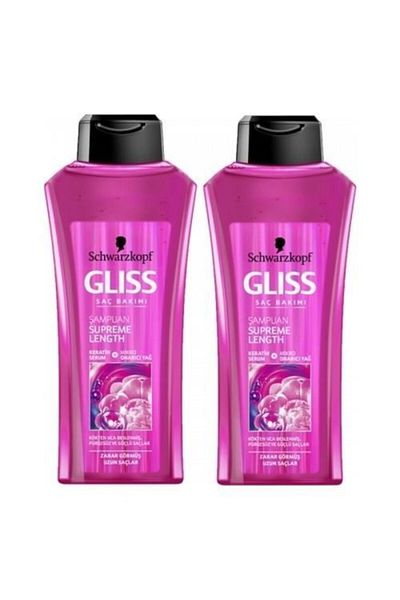 Gliss Supreme Length 2 X 525ml Shampoo