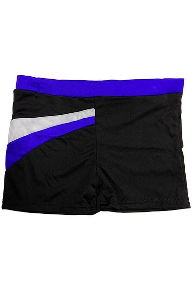 Deafox Black Boy's Cuffed Swimsuit