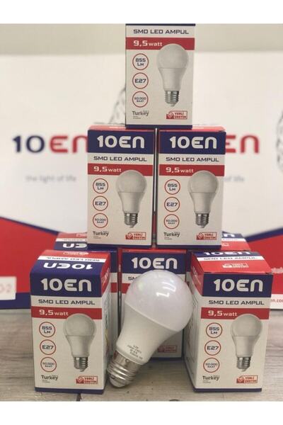 10EN Beyaz Led Ampul 10 Adet