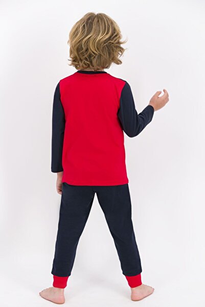 U.S. Polo Assn. Us729 Erkek Çocuk Lacivert Lisanslı Pijama Takımı