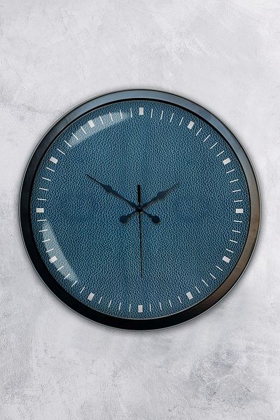 Kasva Concept Gift 40 cm Black Metal Cool Wall Clock
