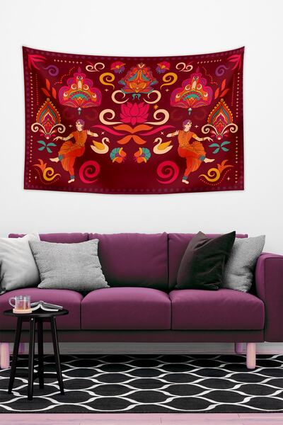 Vagonik Індійський килим для йоги 150 х 100 см