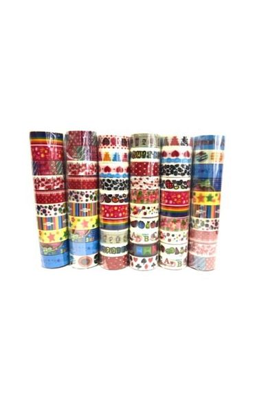 Vtk Velmer Decorative Patterned Tape 60 Pieces (1 Box)