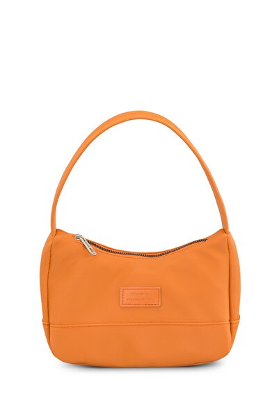 Housebags Жіноча помаранчева сумка в багеті 197