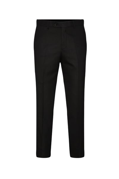 SÜVARİ Slim Fit Siyah Erkek Pantolon