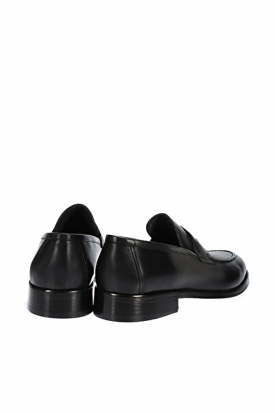 İnci Hakiki Deri Koyu Gri Erkek Loafer 120130005519