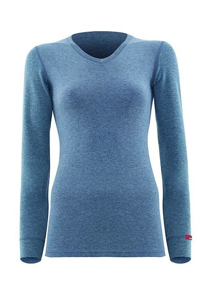 Blackspade Women's Gray Melange Level 2 Thermal T-Shirt 1257