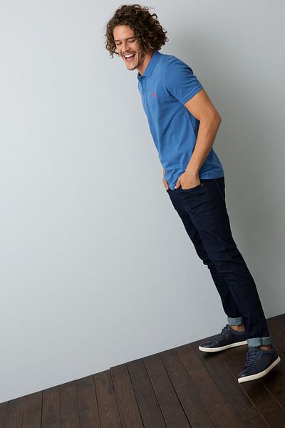 U.S. Polo Assn. Tricou cu gât polo pentru bărbați G081GL011.000.591733