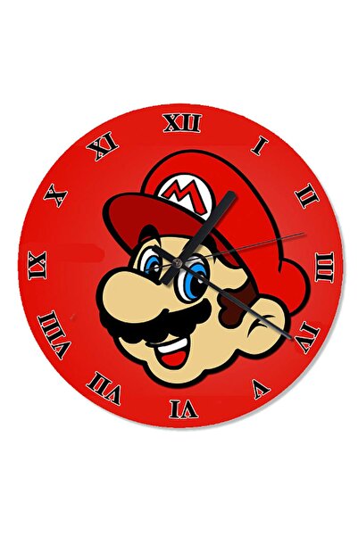 Cakatablo 30 cm Diameter Super Mario Silent Wall Clock