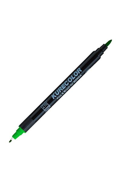 Zig Zıg Kurecolor Cartoonist Fine & Brush Marker Cnkc2200 Double Ended Manga and Graphic Marker No:506 Ocean