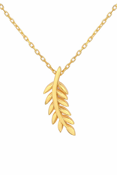 Gimora Kadın 925 Ayar Gümüş Üzeri 14 Ayar Altın Kaplama Gümüş Kolye 17N001G