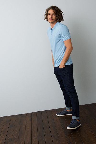 U.S. Polo Assn. Tricou cu gât polo pentru bărbați G081GL011.000.591733