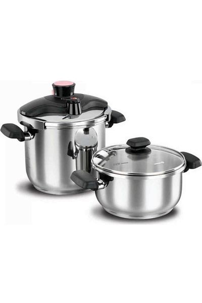 KORKMAZ Vita 4 Piece Pressure Cooker Set A158