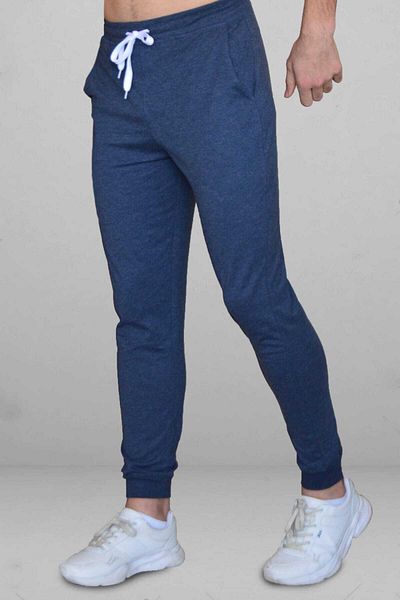 Malabadi Ανδρικό αθλητικό παντελόνι Navy Blue 6004 Slim Fit με μανσέτες