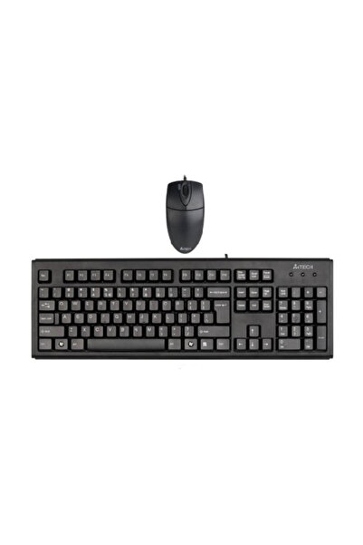 A4 Tech KM-72620D TÜRKÇE USB MULTİMEDYA SİYAH Q KLAVYE+MOUSE