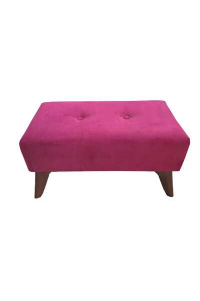 BuBisanal Dikdörtgen Puf Koltuk Mürdüm