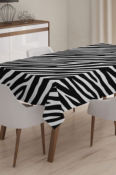 Realhomes Față de masă imprimată digital 3D cu design personalizat - 140 x 220 cm