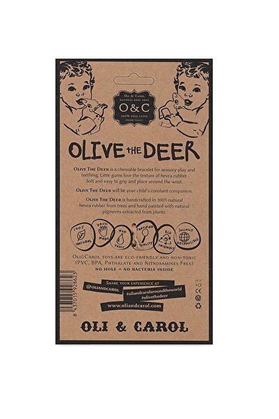 OLI&CAROL Organik Diş Kaşıyıcı ve Banyo Oyuncağı