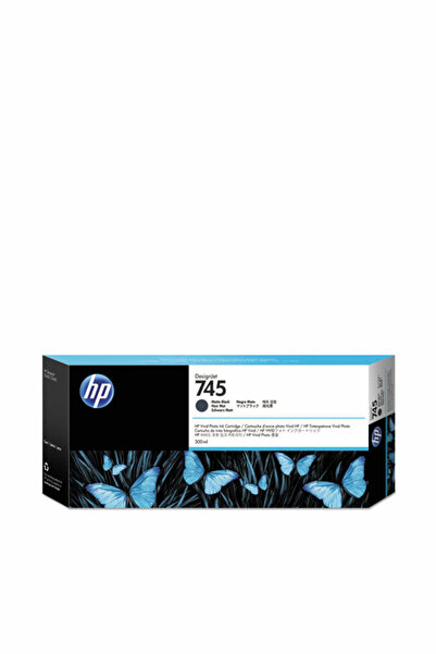 HP 745 Pigment Bazlı Mat Siyah Mürekkep Kartuşu F9K05A