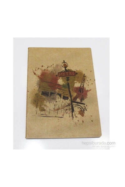 Liz Caiet cu copertă kraft elastică 14x20 cm 96 coli carouri Kf129k