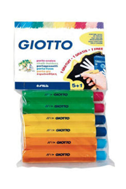 Giotto Tebeşir Tutacağı 5+1 Askılı Paket