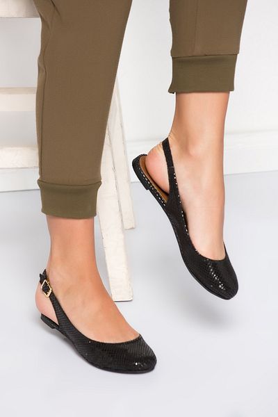 Fox Shoes Balerina Neagra Femei Balerina B726105207