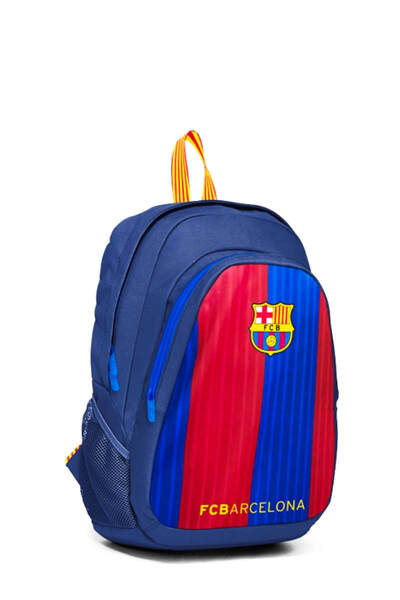 FC BARCELONA Barcelona Lisanslı Okul Sırt Çantası 53073 (Mavi-Bordo) /