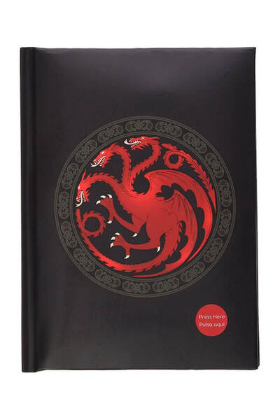 SD Toys Game Of Thrones Targaryen Notebook With Light  SDT151