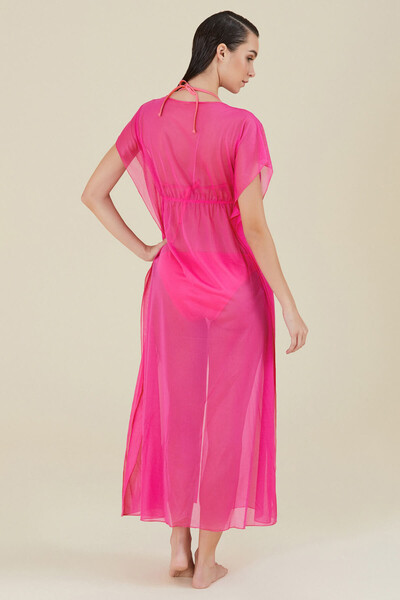 Kom Λευκό Wiona 01PA40041BEYA Γυναικείο φόρεμα παραλίας