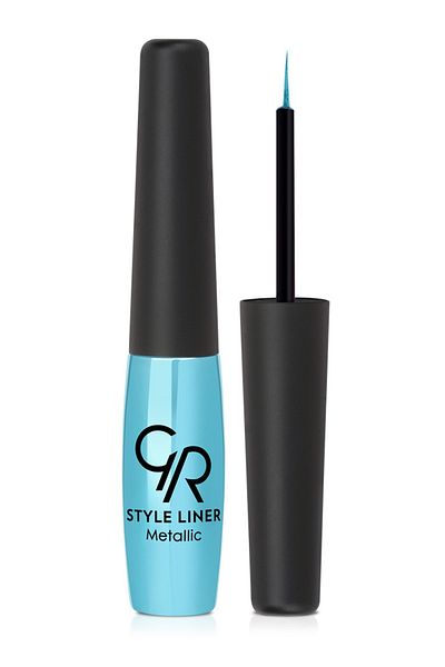 Golden Rose Metallic Blue Eyeliner - Style Liner Metallic Eyeliner No: 018691190170011