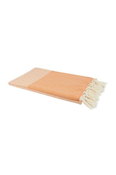 Bedinn Peshtemal Diamond Honeycomb Orange Pst275