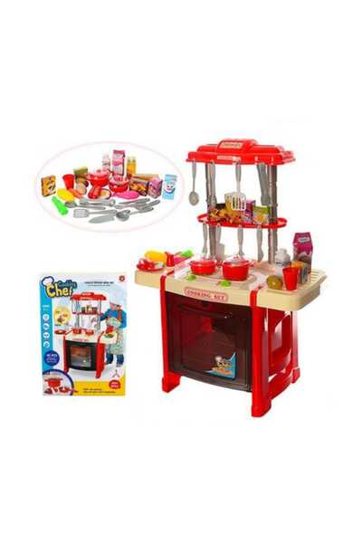 Sunman Oyuncak Sesli Işıklı 42 Parça Büyük Boy Mutfak Seti
