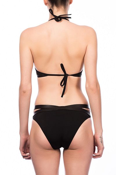Koton Schwarzes Damen-Bikinioberteil 5YAK89075BM