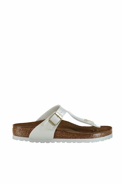 Birkenstock Бели чехли Gizeh 1005299