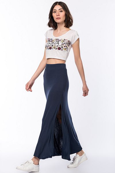 Koton Fustă de damă bleumarin 5YAL71326OK
