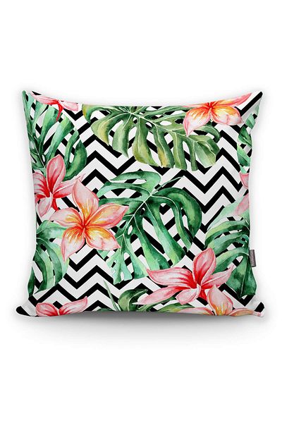 Realhomes Zigzag Zebra Patterned Digital Printed Pillow Cushion Cover