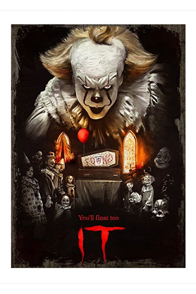 Cakatablo 25cmX35cm Ahşap Tablo Stephen King iT O