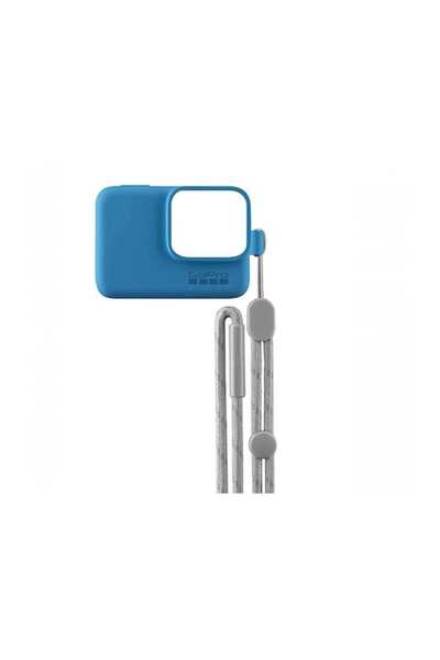 GoPro Bileklik + Boyunluk (Mavi) Sleeve + Lanyard (Blue)