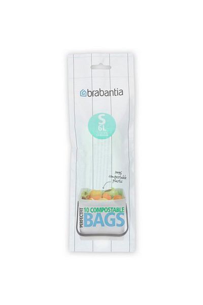 Brabantia Green Natural Soluble Garbage Bag 10 Pieces 6L (Code S)