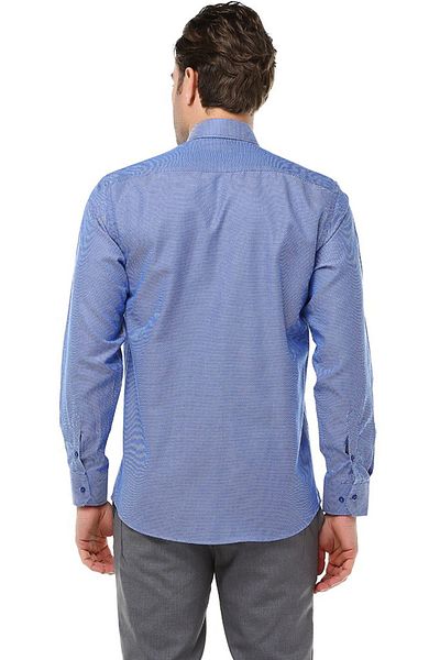 Varetta Ανδρικό μακρυμάνικο πουκάμισο Sky Blue Oxford Classic Cut