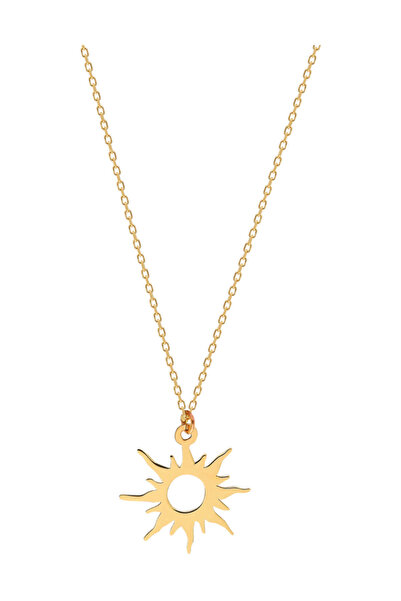 Glorria Kadın Altın Güneş Kolye SV0079