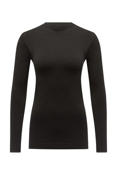2AS High Performance Thermal Women's Black Long Sleeve Underwear Top W176799blk